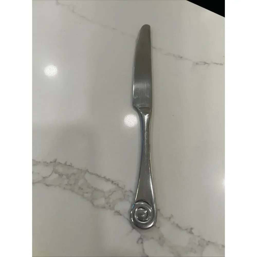 Robert Welch Helmick Glossy Korea‎ ammonite 18/10 stainless Dinner Knife